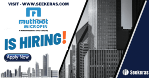 Muthoot Finance WALK IN Drive