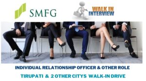 SMFG India Credit Walk-in Drive 2024