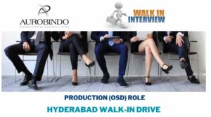 Aurobindo Pharma Walk In Drive