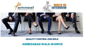 Amneal Pharma Walk in