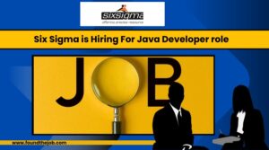 Job Update: Java Developer Vacancy