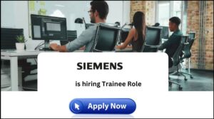 Siemens is Hiring