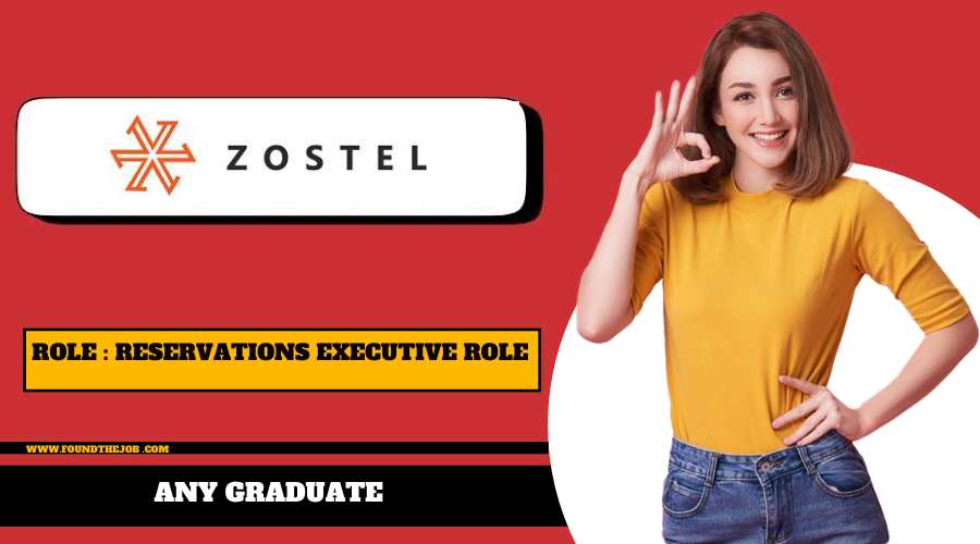 Zostel Hospitality Hiring Reservations Executive