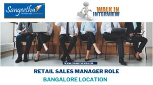 Sangeetha Mobile Walk-in-Interview