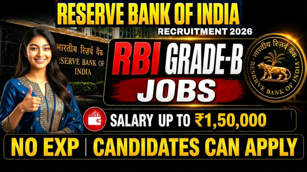 RBI Freshers Vacancy 2026